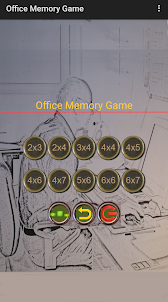 Office memory training game
