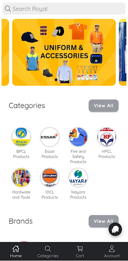 Android application Royal Trading screenshort
