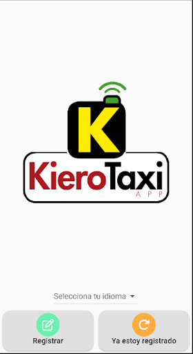 Android application KieroTaxi screenshort
