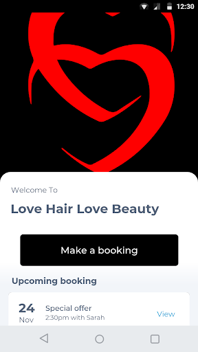 Android application Love Hair Love Beauty screenshort