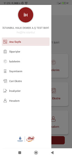IHE Büfe Bayi Sipariş Sistemi Screen 2