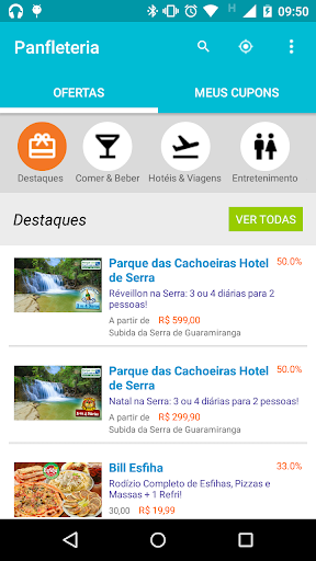 Android application Panfleteria screenshort