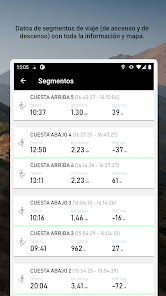 Screenshot 6 Altímetro para excursionistas android