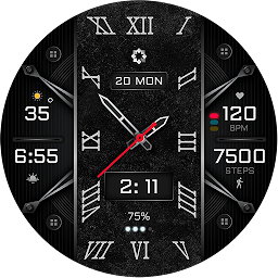 Icon image H375 Classic Hybrid Watch Face