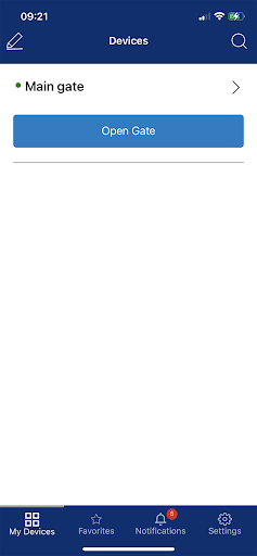 Android application CSG Access screenshort