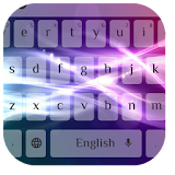 Abstract Neon Purple Keyboard icon