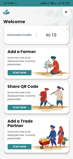 Kisanwala Sales Executive App Screen 2