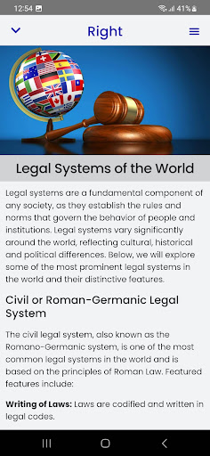 Law Course Screen 3