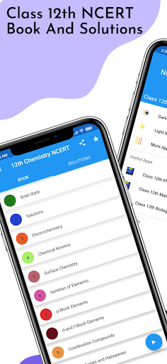 Android application Class 12th Chemistry NCERT B&S screenshort