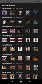 Captura de Pantalla 10 Stickers de Harry Styles Anima android