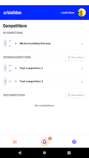 Urbiathlon Screen 3