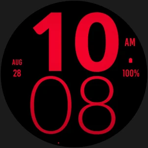 Red Cherry Large Watch Face