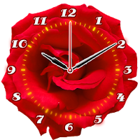 Rose Flower Clock