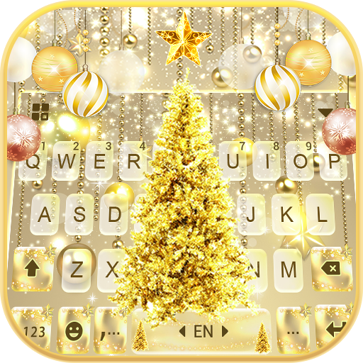 Gold Christmas Theme logo