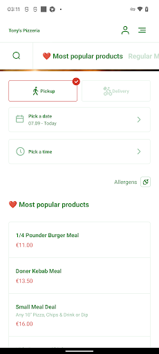Tonys Pizzeria Monaghan Screen 3