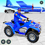 Cover Image of Download US Police ATV Quad Bike Plane Transport Game 1.3 APK