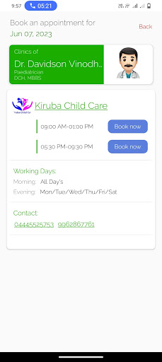 Kiruba Child Care Screen 3