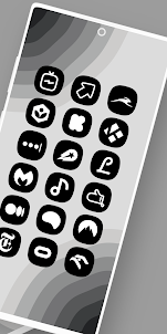 One UI 5 Black - Icon Pack