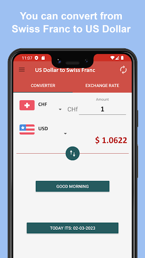US Dollar to Swiss Franc Screen 3