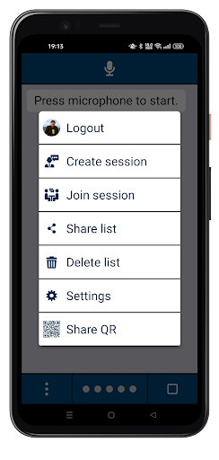Speech to text helper for deaf Screen 2