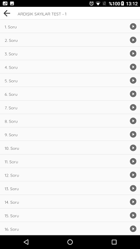 Android application Miray Video Çözüm screenshort