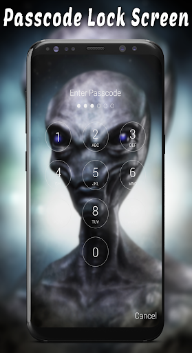Alien Passcode Lock Screen Screen 2