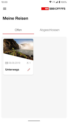 Android application SBB go screenshort