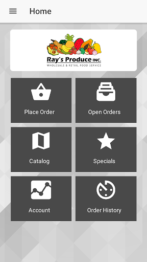 Android application Rays Produce screenshort