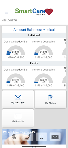 mySmartCare by Elan Mobile Screen 2