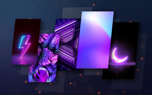 Neon purple wallpaper