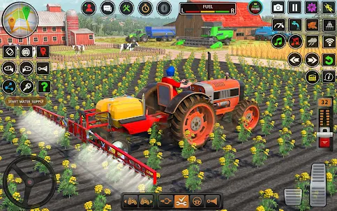 Farming Tractor Game 2024