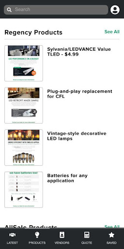 Android application Regency Supply screenshort