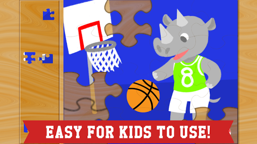 Screenshot of Sports Puzzles for Kids - Gold