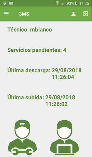 Android application GMS screenshort