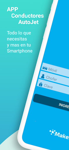 Android application Conductores - AUTOJET screenshort