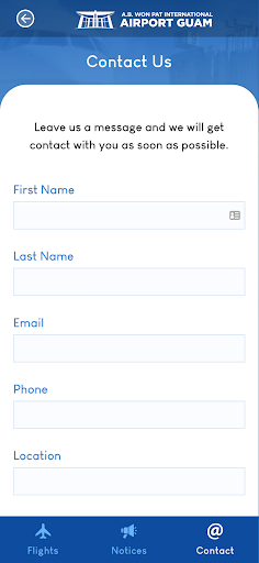 GIAA - Guam Airport App