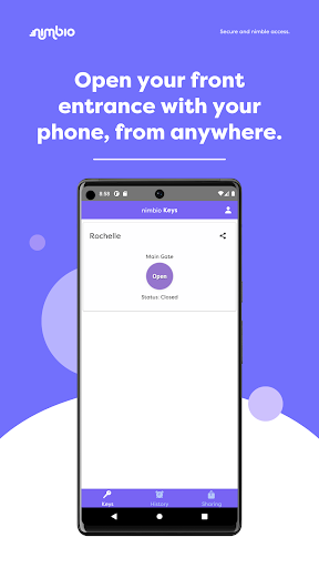Android application Nimbio screenshort