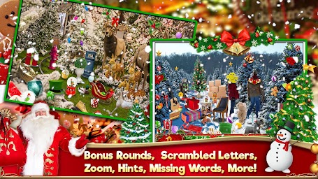 Hidden Object Christmas Celebration Holiday Puzzle