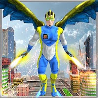 Flying Superhero War: Superhero Games 2020
