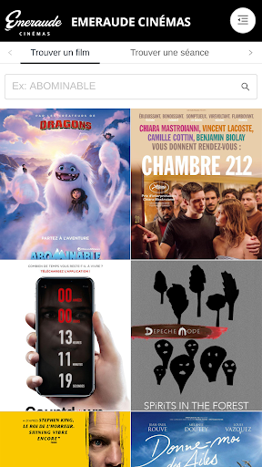 Android application Emeraude Cinémas screenshort