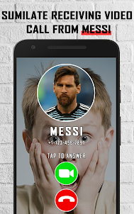 Messi video call - chat prank
