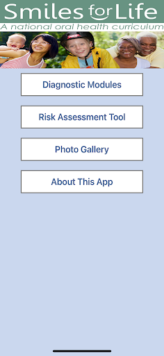 Android application Smiles For Life Oral Health screenshort