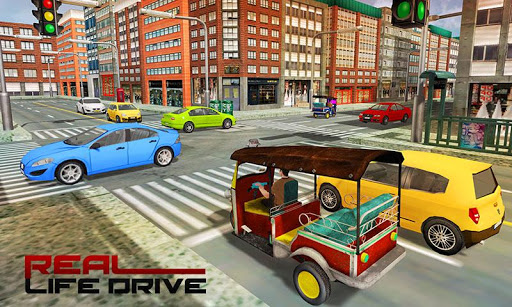 Tourist Transport Taxi: Tuk Tuk Driving Simulator 2.3 screenshots 2