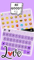 screenshot of Simple Purple SMS Theme
