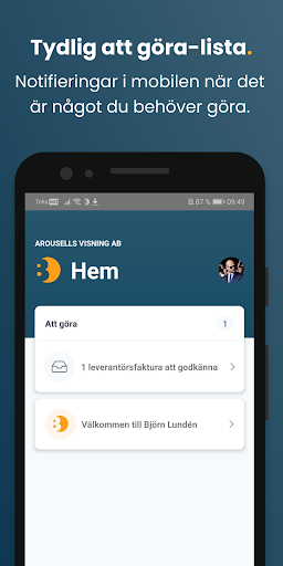 Android application Bjorn Lunden screenshort