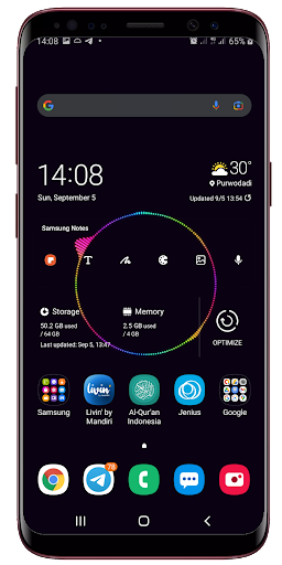 Audio Spectrum Live Wallpaper Screen 3