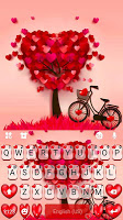 screenshot of Lovely 3D Heart Theme