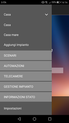BTicino Home Alarm Screen 2