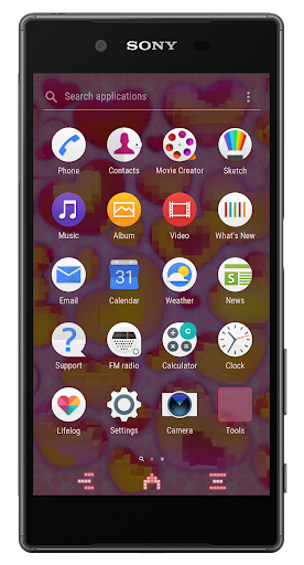 Pixel Love Theme for Xperia™ Screen 3