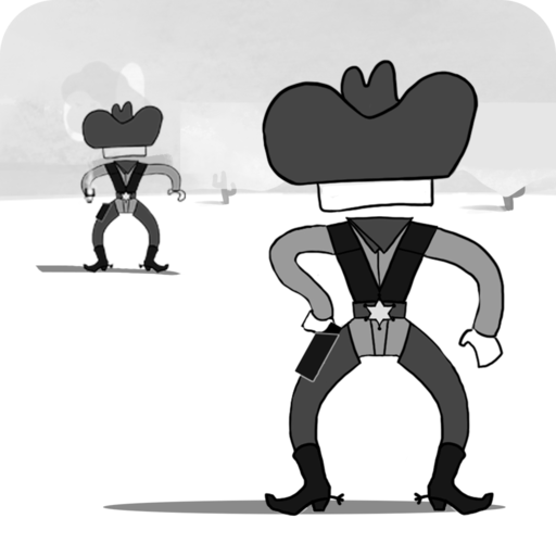 Shoot or Die Western duel logo